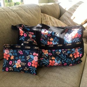 ❌SOLD❌Lesportsac Rifle Paper Marion Weekender RARE